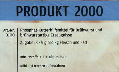 Kutterhilfsmittel Diphosphat Bindemittel  100g
