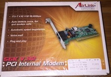 Air Link Communication PCI Internal Modem 56K V.92 AML001 NEW FACTORY SEALED.