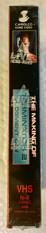 Rare! Making of TERMINATOR 2 JUDGMENT DAY Official Release VHS T2 New - Image 4 of 4