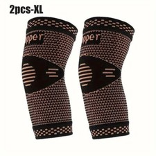 Arm Compression Elbow Sleeve Brace Wrap Support Arthritis Tendonitis Pain Copper