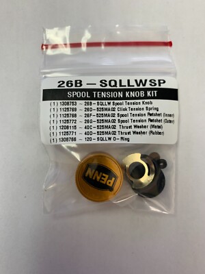 PENN REEL PART 26B-SQLLWSP Squall SQL 30LW 30LWLH 50LW - Spool Tension Cap Kit