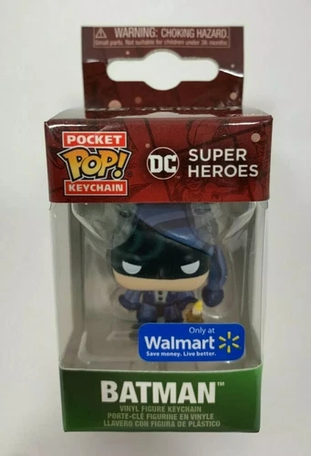 Batman Holiday Walmart Exclusive Pocket Pop! Keychain Ornament