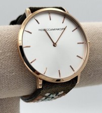 Rebecca Minkoff Watch With 36mm Silver Face & Black Beaded  display picture 1