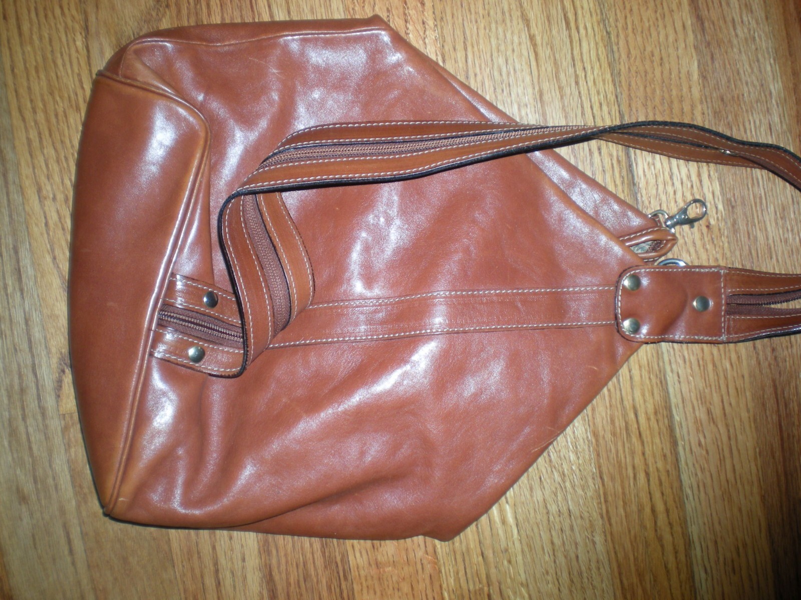 Raffaello Brown Leather Backpack - image 2