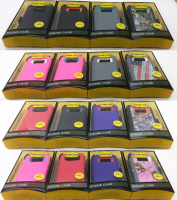 For Samsung Galaxy S8/S8Plus + Defender Case W/Screen （Belt Clip Fits Box defen）