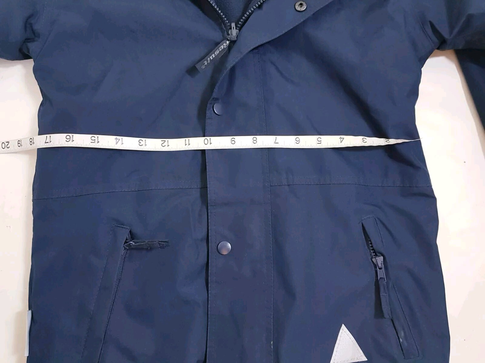 Resultstuff Navy Rain Jacket Double Side/Waterpro… - image 9