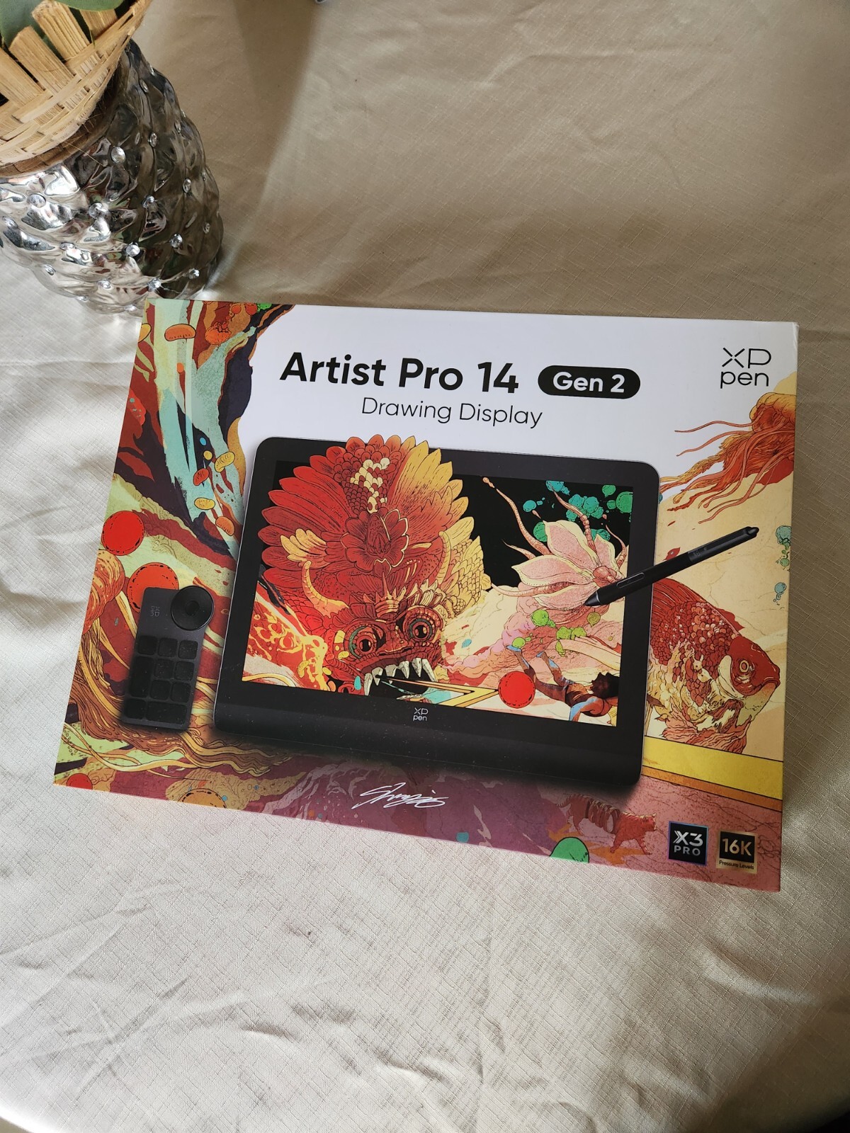 XPpen Artist pro 14 gen 2 moniteur graphique haut de gamme en aluminium
