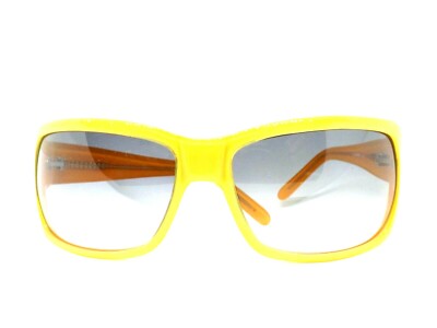 Damen Sonnenbrille SWEET YEARS Gelb Maske 2000er Jahre Neu Groß 