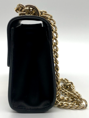 GUCCI 409487 GG Supreme BEE Leather Coated Canvas Small PADLOCK