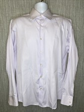 Boss Hugo Boss Mens Purple Long Sleeve Regular Fit Dress Shirt Size 16.5