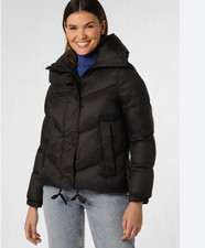 Hugo Boss Parestata Coat Womens Black Size Uk 6 #ref123