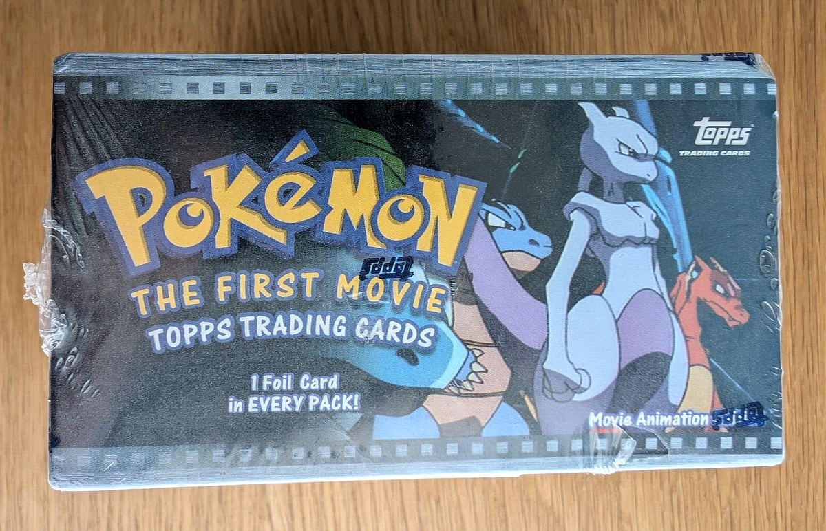 1999 Topps Pokemon The First Movie Factory Sealed Booster Box