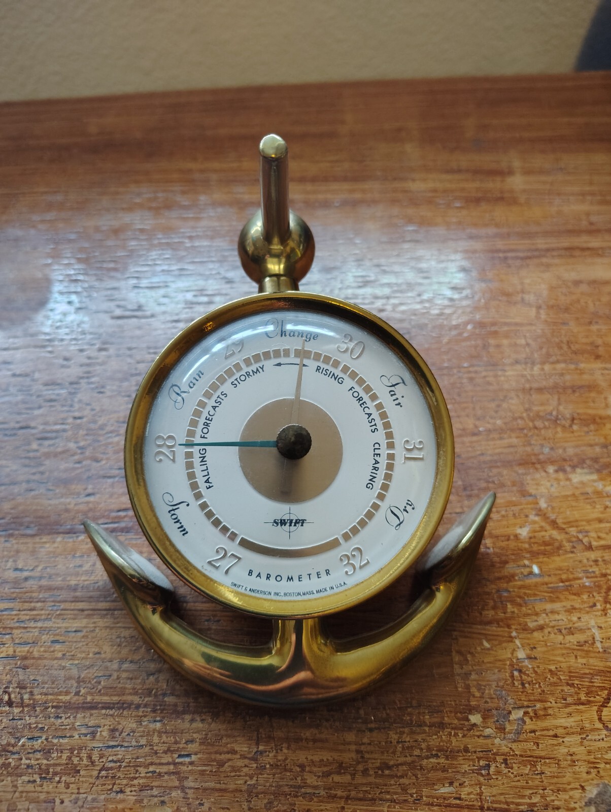 Vintage Swift & Anderson Barometer, Swift Instruments Inc. Boston Mass
