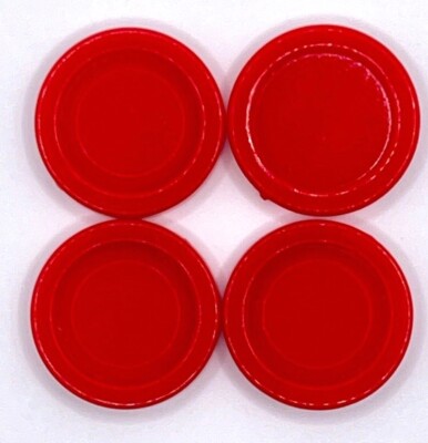 Connect 4 Gab n Go Travel Yellow / Red Mini Checkers Game Replacement Pieces 