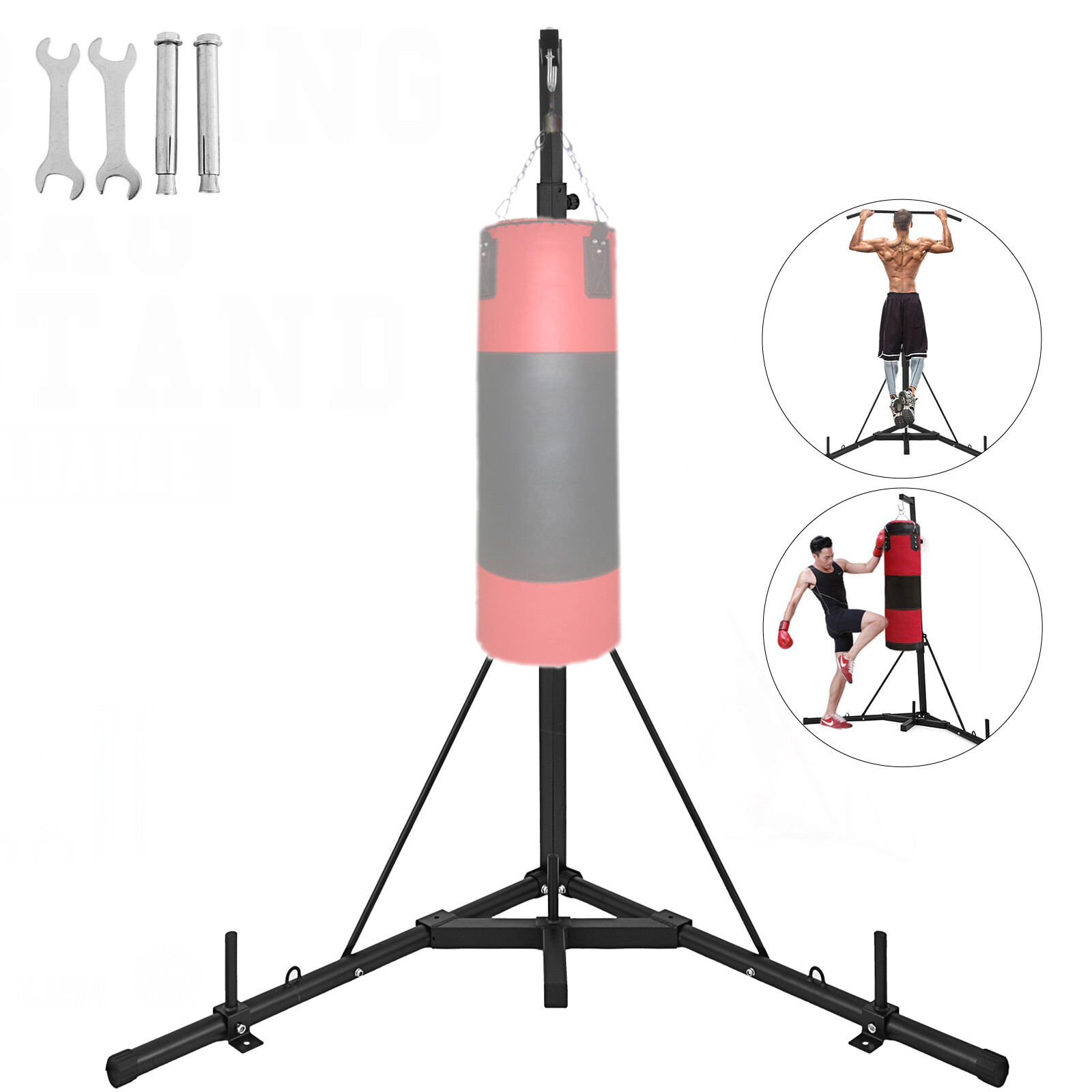 gold's gym single station heavy bag boxing stand