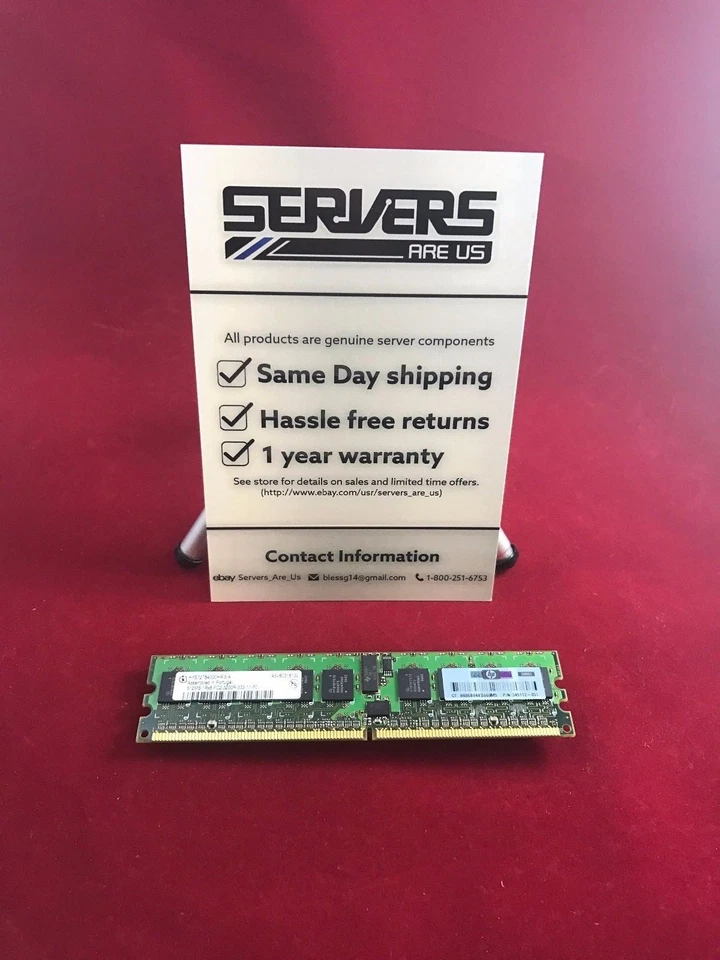 HP 1GB 2X512MB Memory Kit 343055-B21 345112-051 PC2 3200 - Image 2 of 4