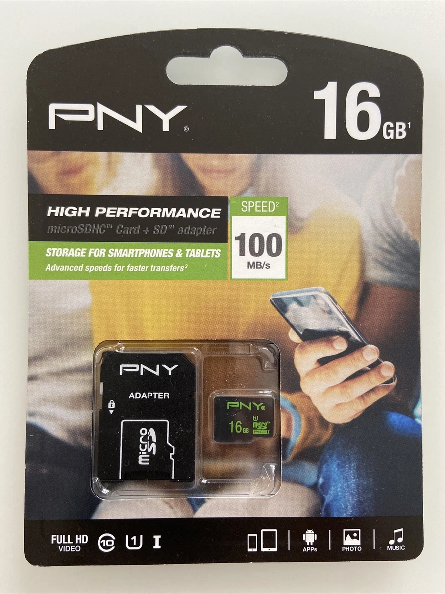 PNY MicroSDHC 32GB Performance 50MB/s Classe 10 – Con Adattatore SD, Resistente Ad Acqua, Urti E Campi Magnetici - 2