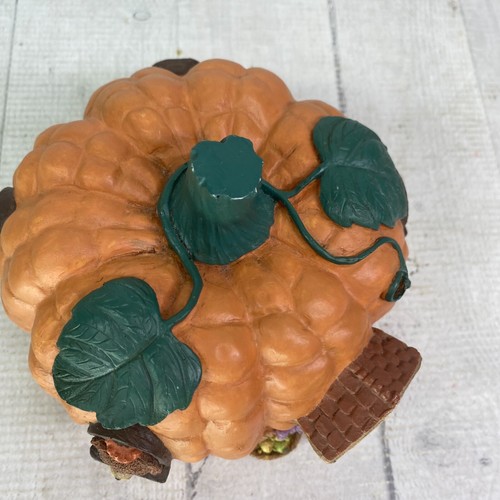 ABC Item 4 PC MUNCHKIN & LIGHTED PUMPKIN SET Halloween Fall Mice Bears Decor Set - Picture 9 of 22