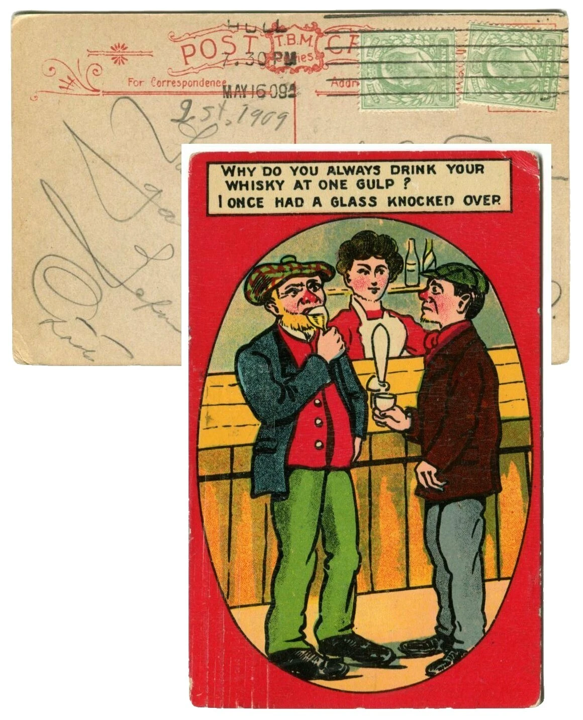 Comics Used British Stamps