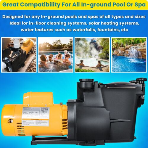 W3SP2607X10 Pool Pump 1 HP 115/230V for Hayward SP2607X10 In-Ground Pool and Spa - Picture 3 of 9