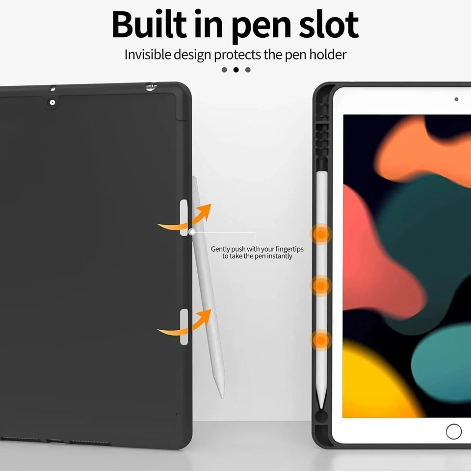 Smart Case with Pen Holder For iPad 10.2 9th/8th/7th Gen iPad Air3/iPad Pro 10.5 - Image 2 of 4
