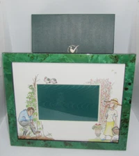 NIB Bryn Parry Studios Gardening Picture Frame 5 1/2" x 3 1/2" Photo