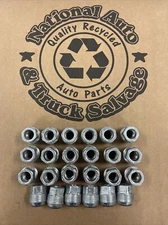 24 Dual Thread GM OEM Lug Nuts M14x1.5 For Chevy Silverado Tahoe GMC NTO
