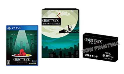 PS4 Ghost Trick Spiel Soft Japanisch + Mystery Solving Kit Tritsuki BOX