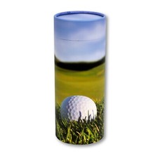 Biodegradable Golf Hole Ash Scattering Tube Golfer Cremation Urn Keepsake