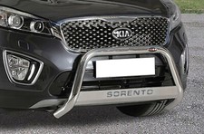 Bull Bar protezione anteriore inox lucido 60mm c/scritta Kia Sorento 2015-2020
