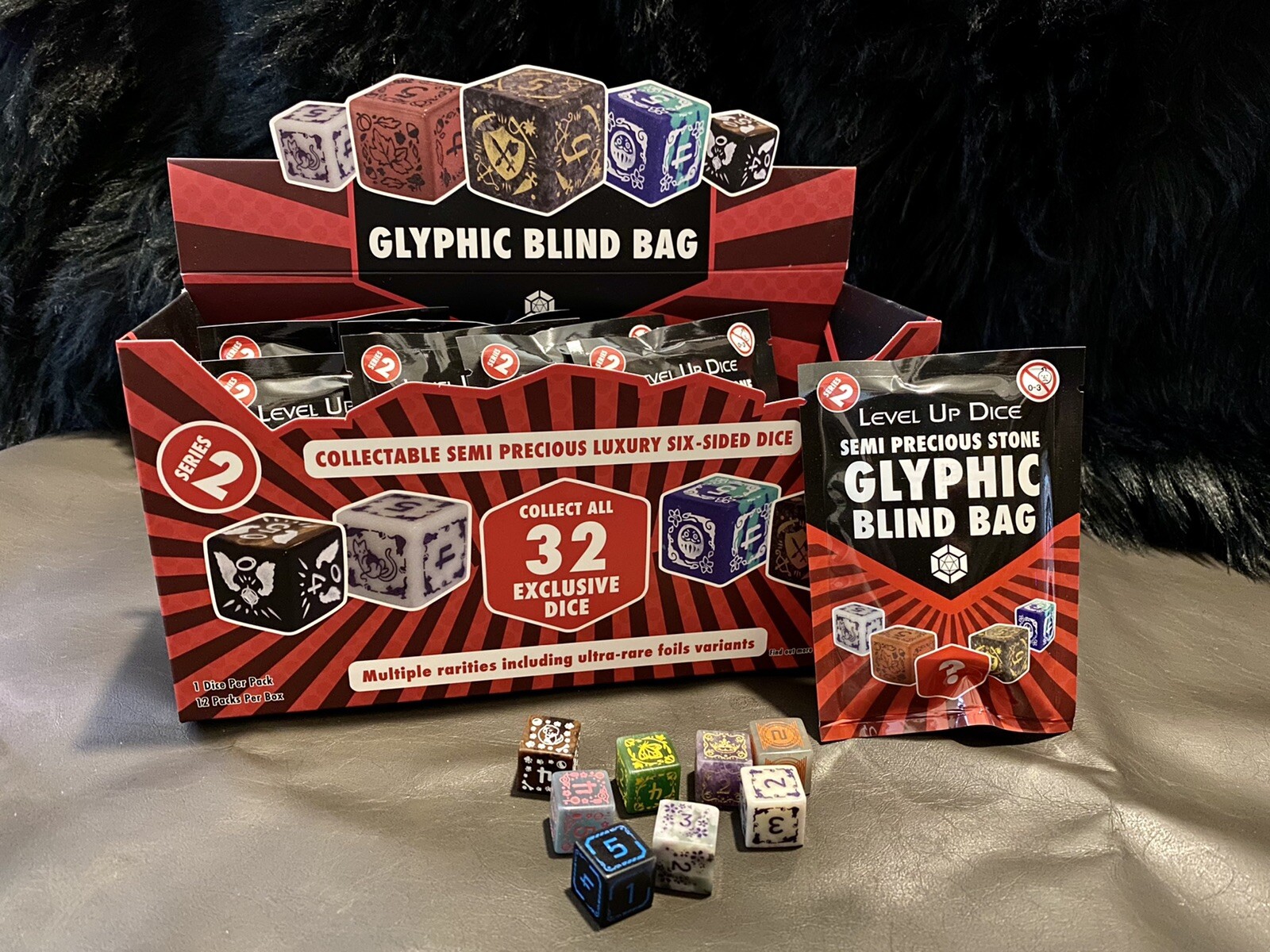 Level Up Dice D6 Mystery Glyphic Blind Bag of Collectible Gemstone Dice eBay