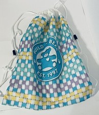 2 Build-A-Bear Blue Ribbon Drawstring Cinch Bag Totes Est 1997 for Twins BABW