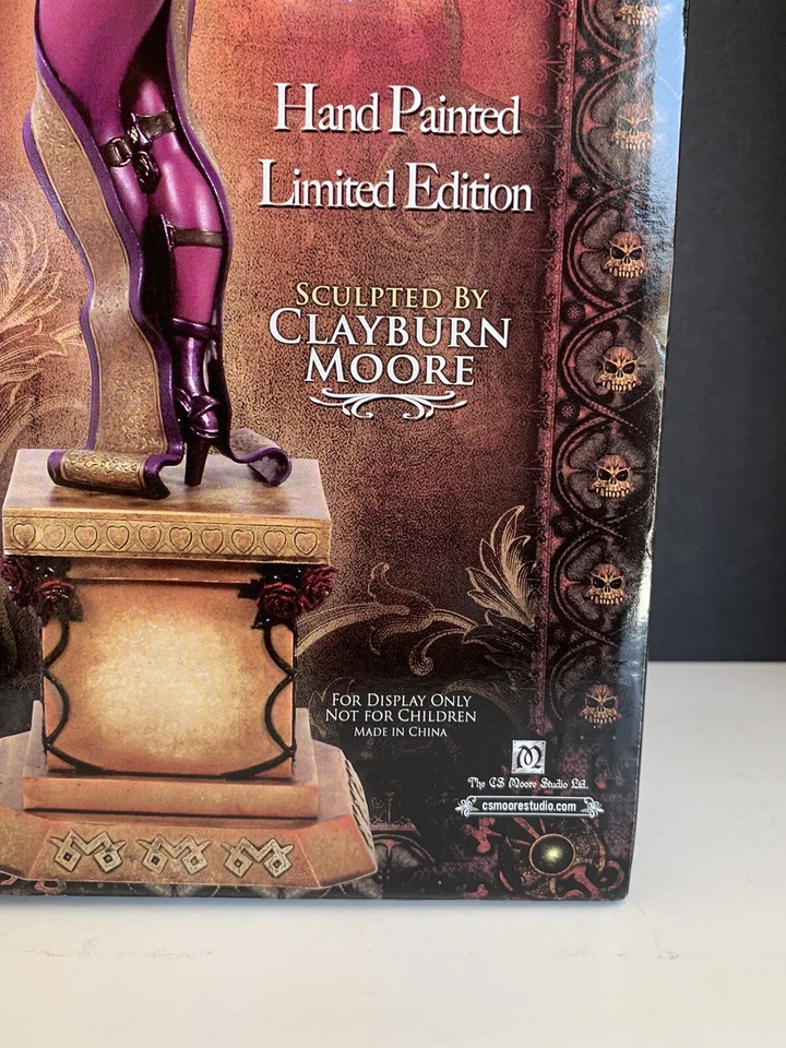 Estatua Dawn 20 Aniversario Clayburn Moore Linsner CS Moore Sellada de Fábrica Rara Foto 3 de 4
