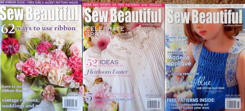 SEW BEAUTIFUL Magazine - Your Choice, Sold per year, From 1999-2001, 2005-2014 - Imagen 30 de 37