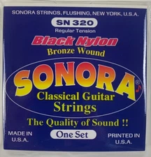 Sonora Classical Strings Black Nylon. Juego De Cuerdas Guitarra Clásica, SN320