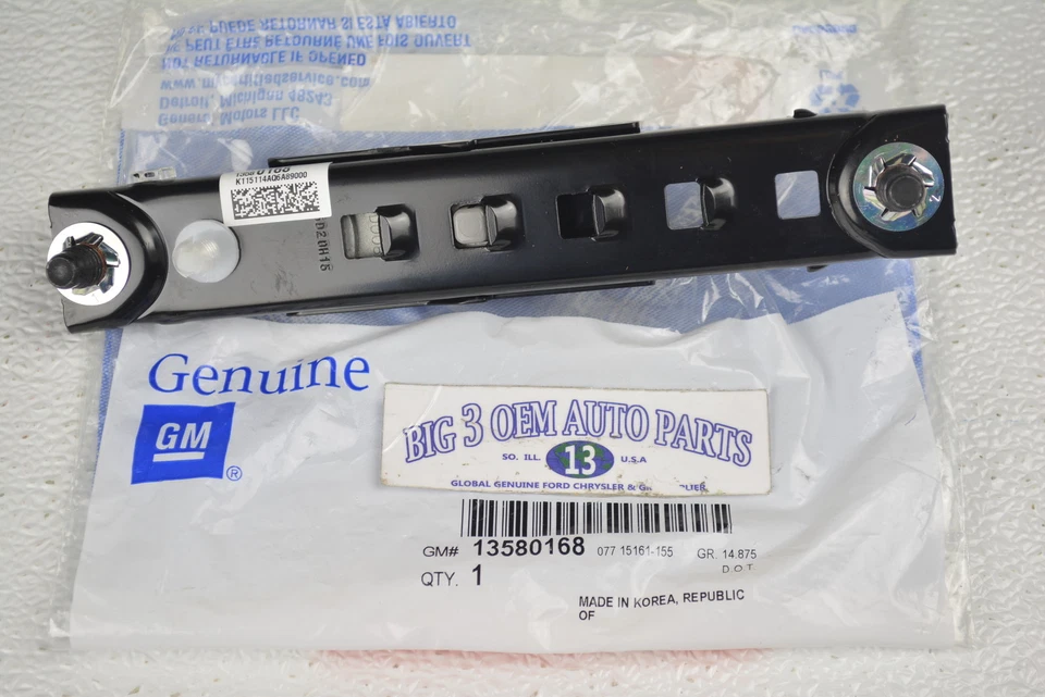 Ajustador guía cinturón seguridad delantero Cadillac Chevrolet Buick GMC nuevo OEM 13598894 Foto 3 de 3