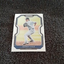 2021 Panini Prizm Quick Pitch Gerrit Cole New York Yankees Baseball Card #77