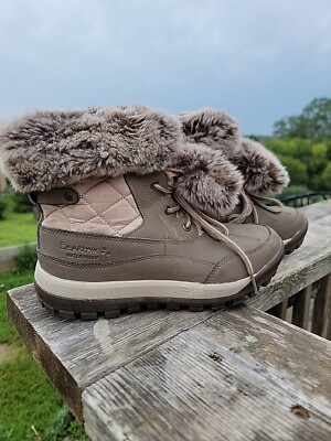 Bearpaw Women's Becka Boots Waterproof Size US Leather Winter Boots 1934W 