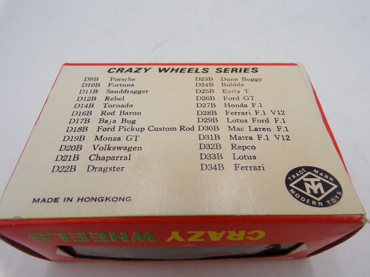 70 ZEE Zylmex Hong Kong Crazy Wheels D27B Honda F1 New Old 70 ZEE Zylmex Hong Kong Crazy Wheels D27B Honda F1 New Old
