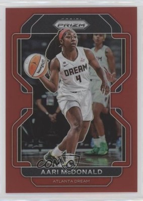 2022 Panini Prizm WNBA Red Prizm 178/199 Aari McDonald #19 08er