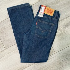 Levis 514 Straight Fit Jeans Boys Reg Red Tab Medium Wash Size: 14R 27x29 NWT