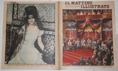 1929 Vittorio Emanuele III San Cassiano Ausgrabungen von Torre Argentinien Sonneninsel