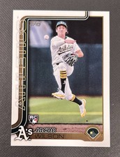 2025 Topps #314 Jacob Wilson Rookie Card RC Athletics - Oakland