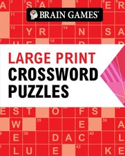 Brain Games - Large Print: Crossword Puzzles 384 Pages 