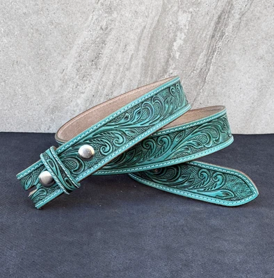 leather belt turquoise belt buckles for sale
