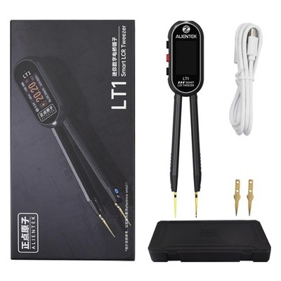 LT1 Mini LCR Meter Tweezer,10KHz Smart SMD Tester,Multimeter, ESR Meter, Test...