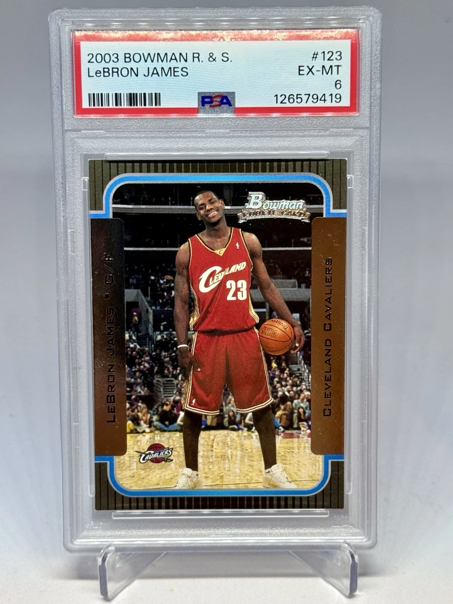 Bowman LeBron James Basketball Rookie Sports Trading Cards for