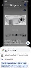 Optoma UHD39 Ultra HDR 4000 Lumen DLP Projector