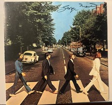 George Martin BEATLES PRODUCER Signed Abbey Road CD COVER ART Their Best Album?