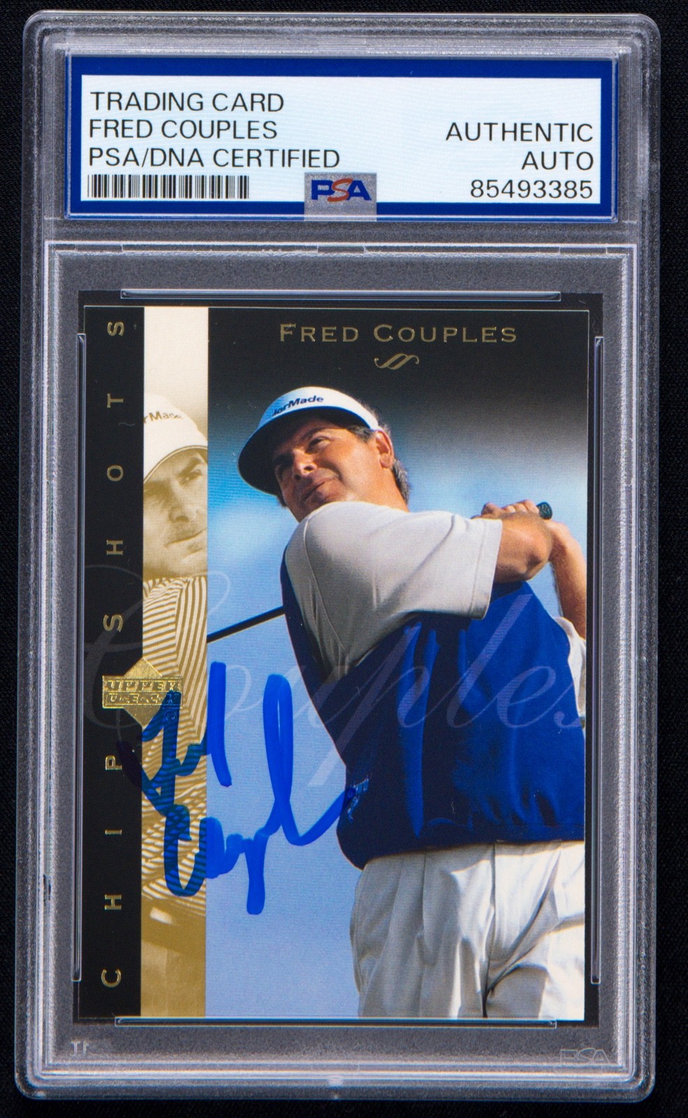 Fred Couples Signed 2003 Upper Deck Card #95 (PSA) PGA Golf Masters Golfer Auto